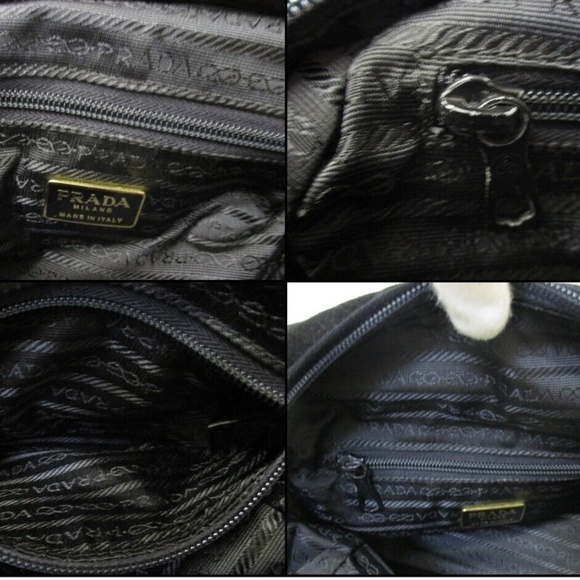 Prada Saffiano Handbag with metal and braided coil rope handles - Picture 10 of 11